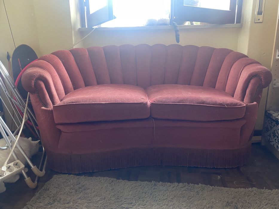 Sofá Vintage de 3 lugares