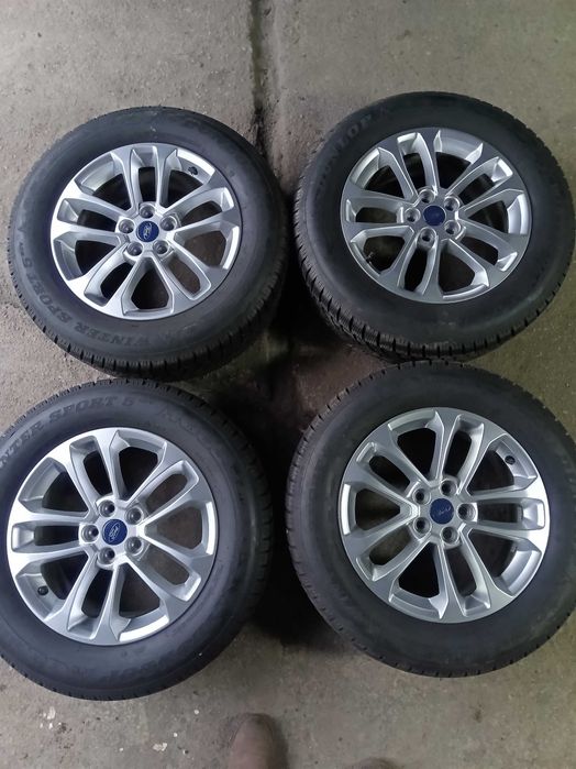 Koła ford 17-stki 5x108 nowe opony felgi super stan et-50 orginał