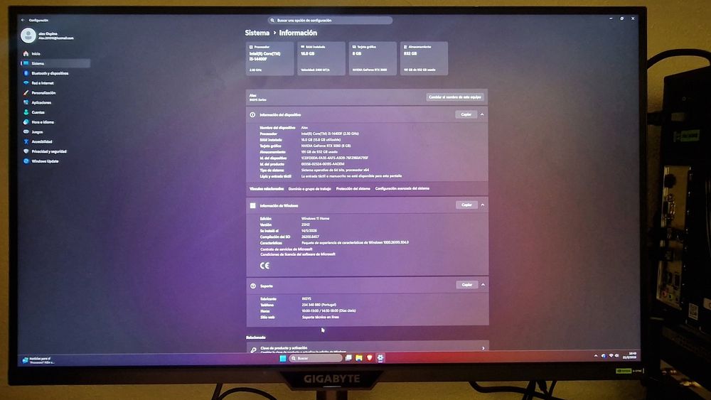 Torres ASUS Intel Core i5-14400F, NVIDIA GeForce RTX 5060