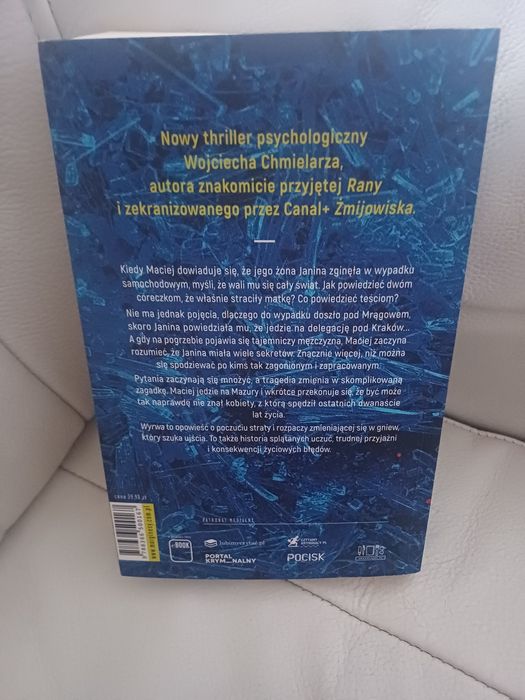 Ksiazka "Wyrwa" Wojciech Chmielarz