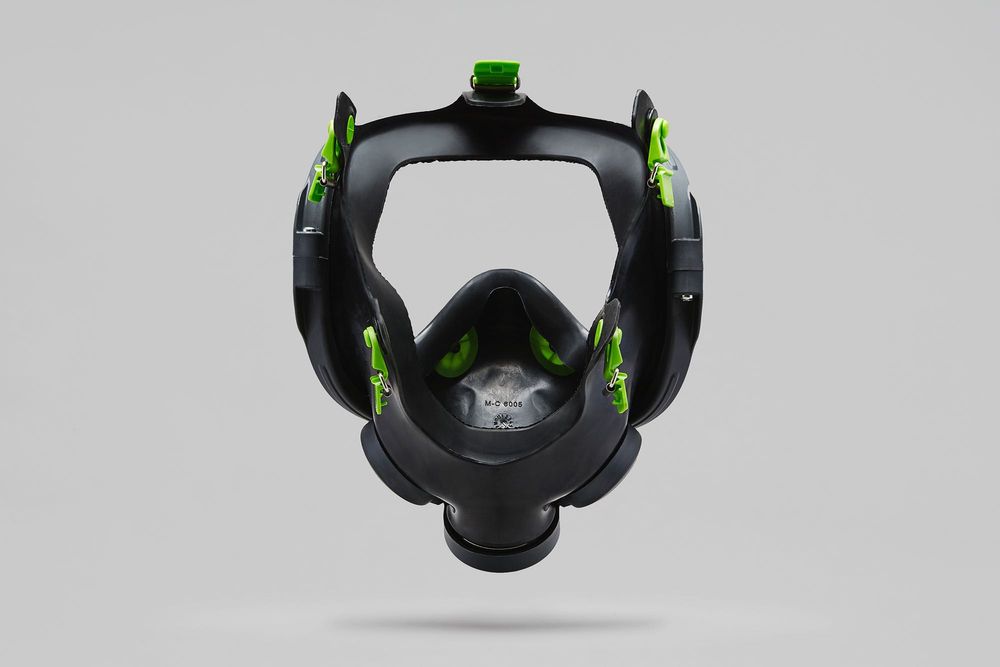 BLS 3150 CL2 Защитная маска противогаз панорамная с фильтром