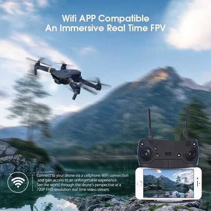 1080p HD WiFi Camera Drone Quadcopter with Extra Batteries, New64297746871810122