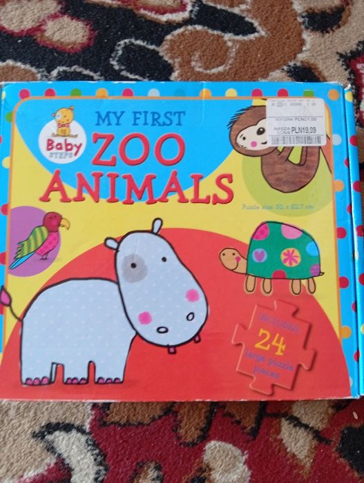 Puzzle podłogowe z zwierzętami