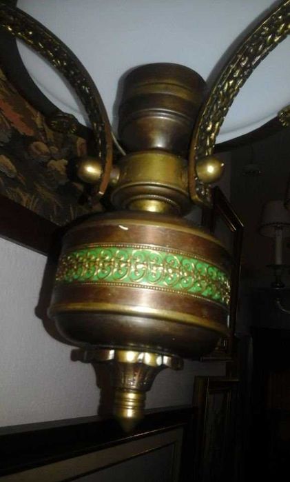 Candeeiro tecto / Lanterna Vintage ( LER Descrição)