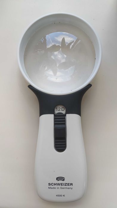 Лупа Schweitzer , Germany,12D(4кратное).