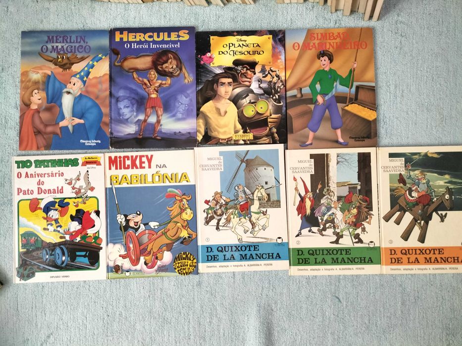 Lote de Livros BD antigos