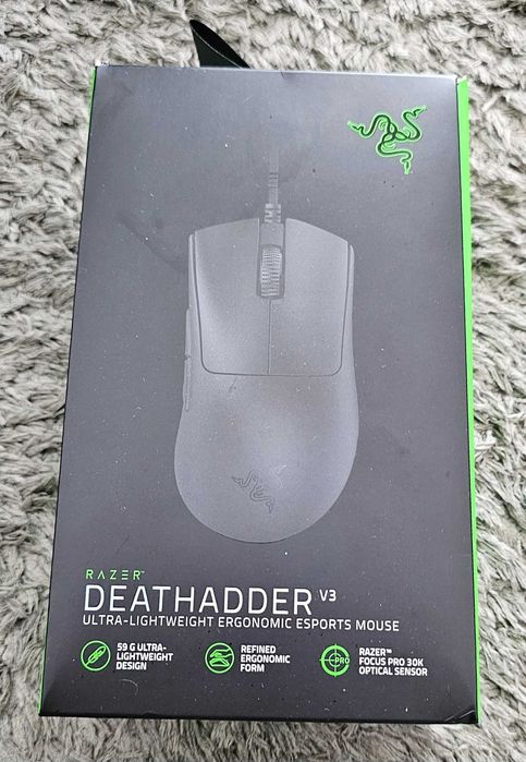 Rato Razer DeathAdder V3 * SEMI-NOVO *