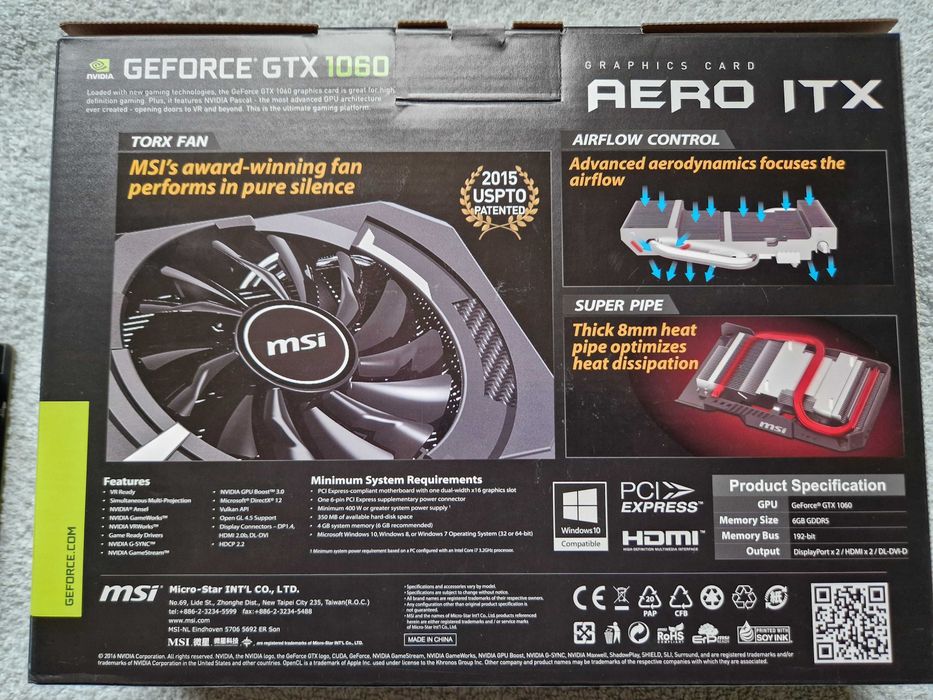 Karta graficzna NVIDIA GeForce GTX 1060 OC 6GB