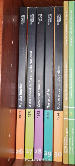 Coleção livros Os Anos de Salazar - Estado Novo