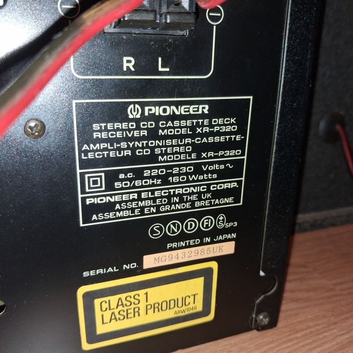Coluna Pioneer XR-P320