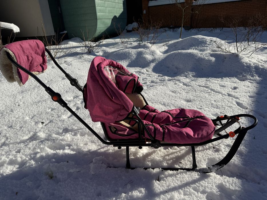 Санки дитячі з теплим конвертом