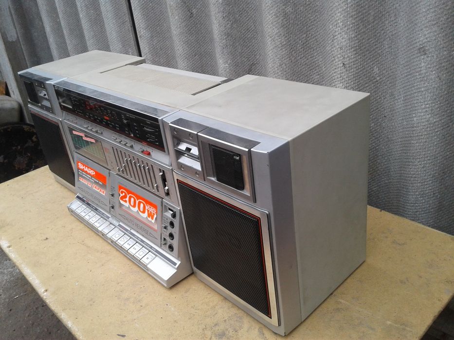 Японский магнитофон SHARP WF-939 времён СССР магнитола