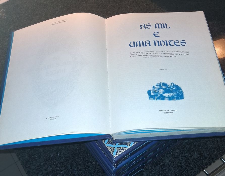 Coleção "As Mil e Uma Noites" - 6 volumes