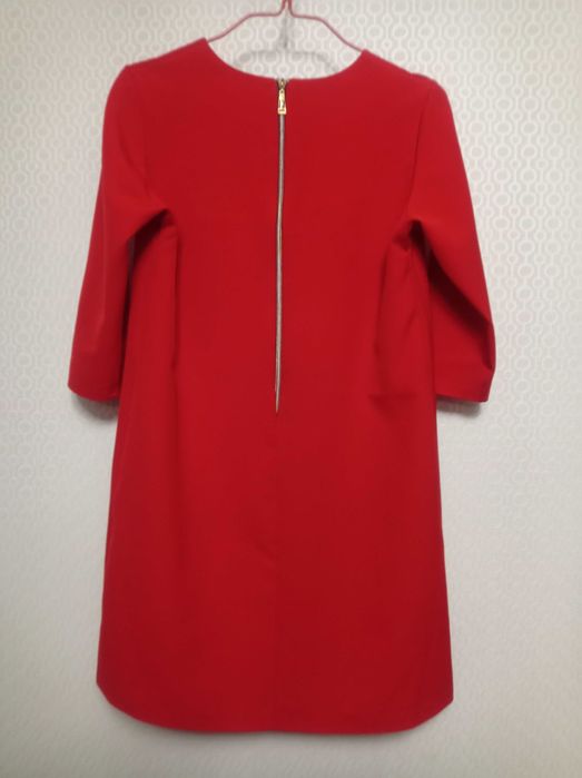 Червона сукня вишивка бісер