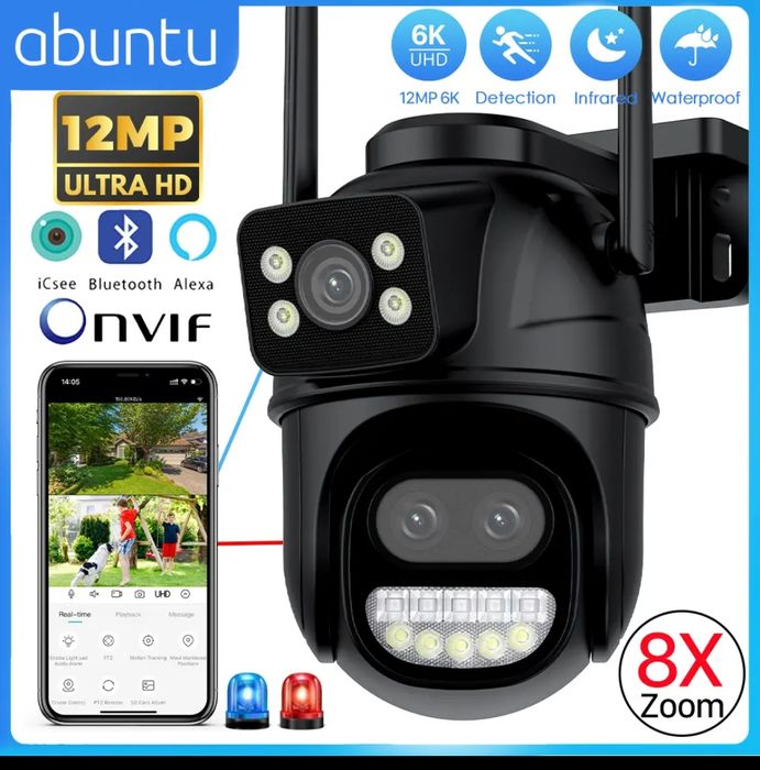 Камера спостереження камера відеонагляду камера wi-fi 4k установка