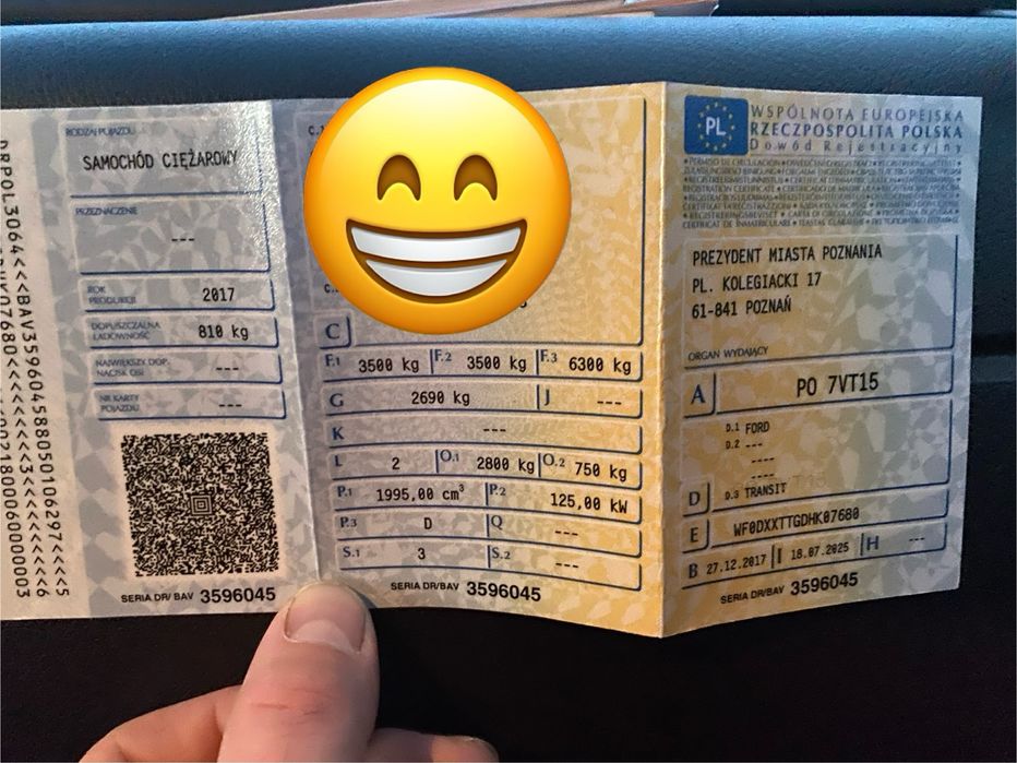 Ford transit kontener meblowoz