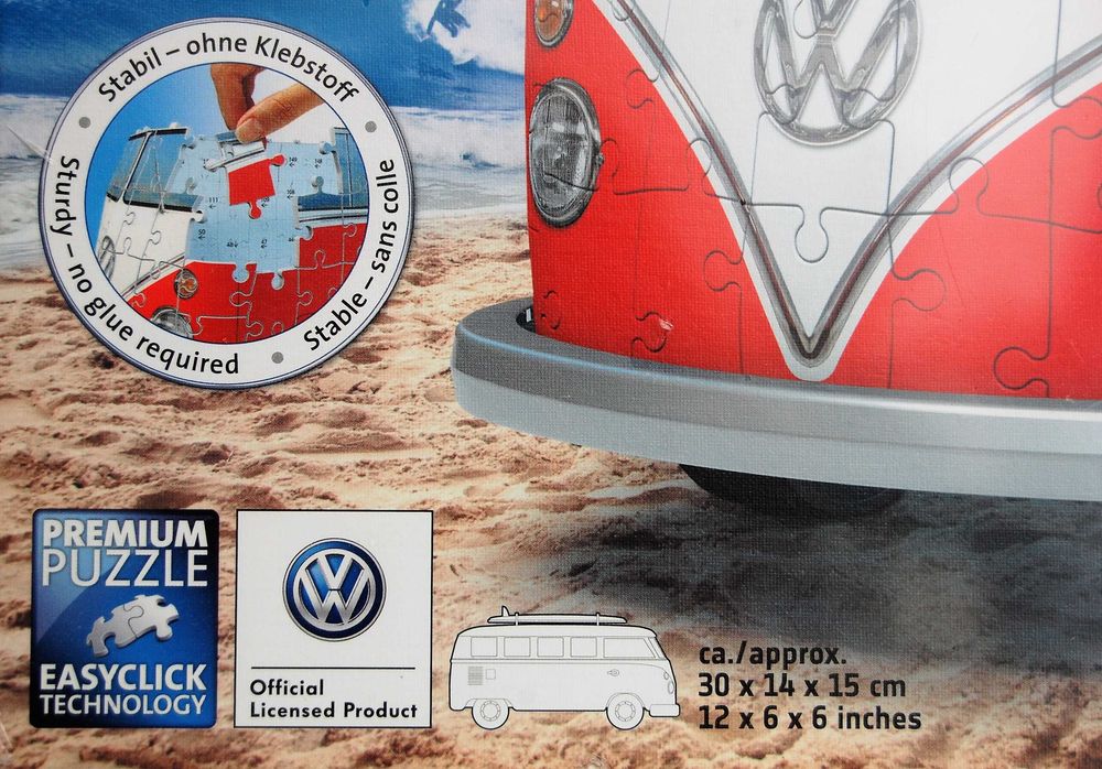 Puzzle 3D Ravensburger Volkswagen Bus Bulli T1