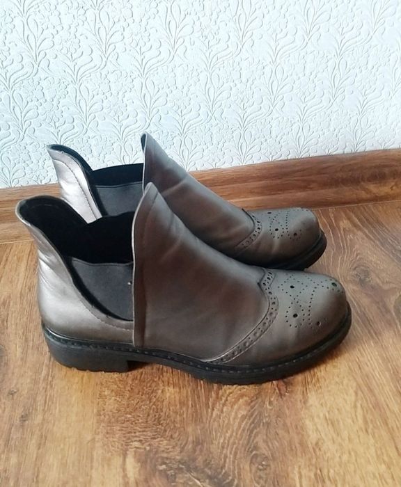 Черевики ботінки демісезонні шкіряні 36 розмір