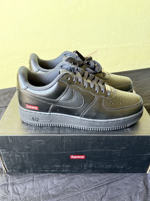 Air force 1 supreme preto