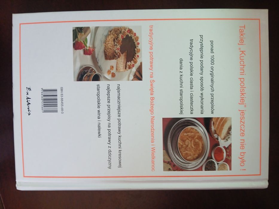 Kuchnia polska książka kucharska twarda oprawa