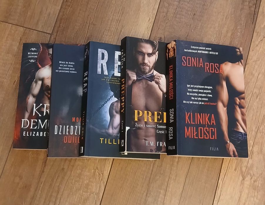 Książki romanse 5 sztuk