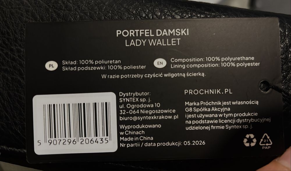 Portfel damski Próchnik