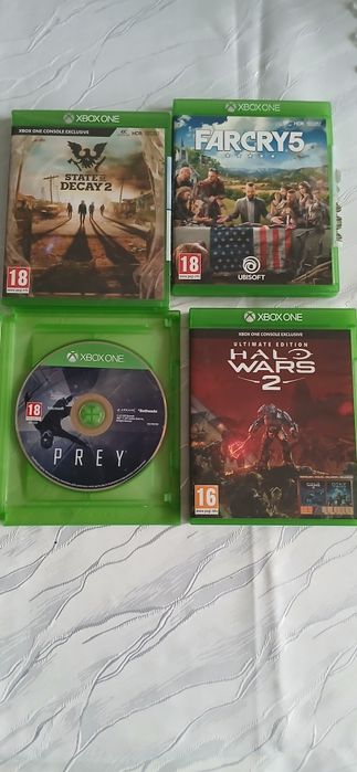 Gry na Xbox ONE x 4 sztuki