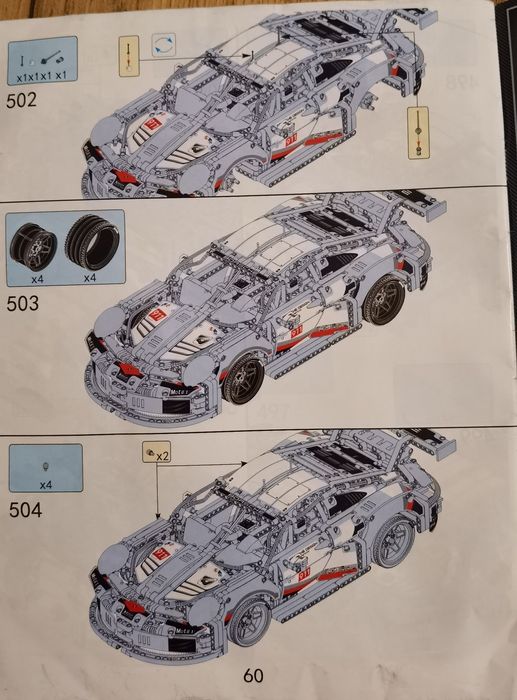 Nowe klocki konstrukcyjne / technic samochód komp. z LEGO