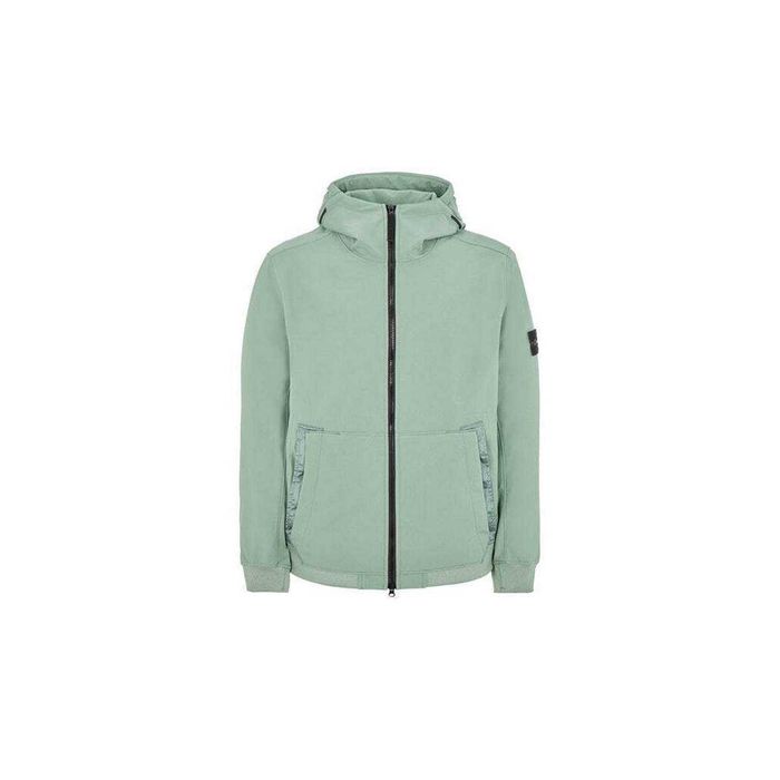 Куртка STONE ISLAND Q0122 SOFT SHELL-R_E.DYE Technology Sage Green