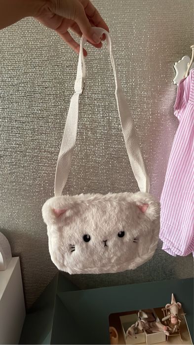 Torebka kotek pluszowa
