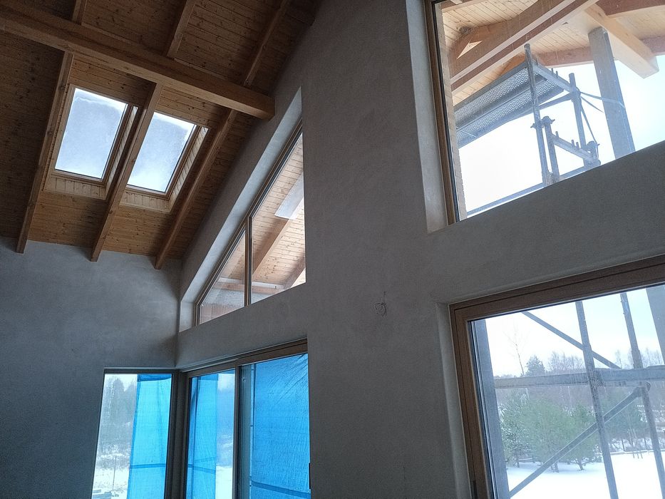 Tynki maszynowe cementowo wapienne, gipsowe, gliniane