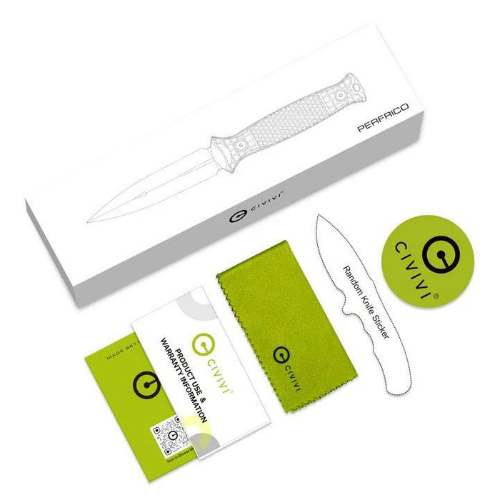 Nóż Civivi Perfrico OD Green G10, Black Stonewashed 14C28N (C23026-2)