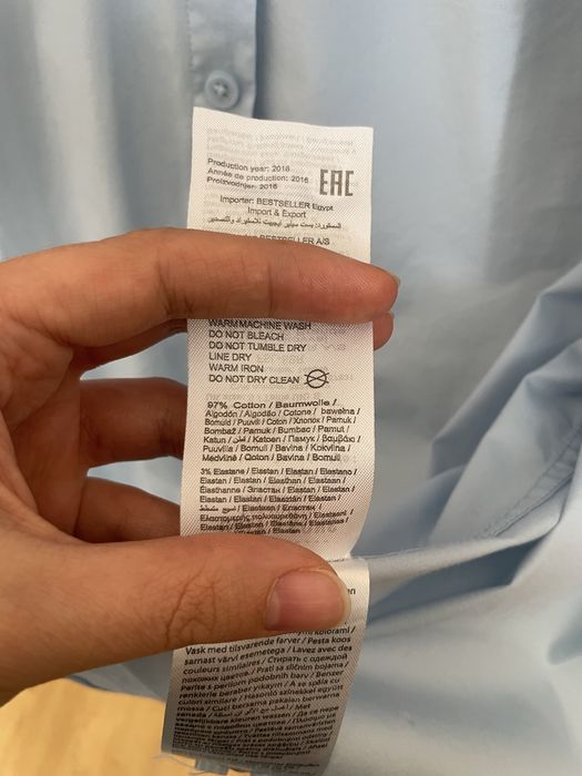 Piękna błękitna koszula ONLY&SONS