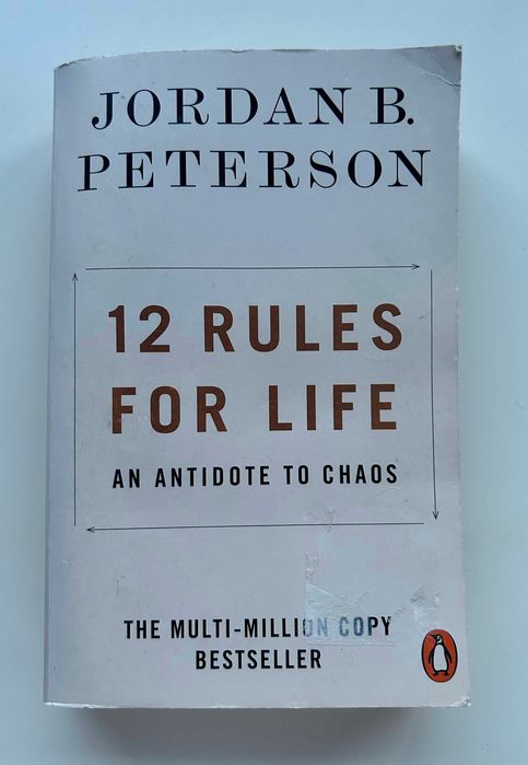 Livro "12 Rules For Life" de Jordan B. Peterson (Portes Gratuitos)