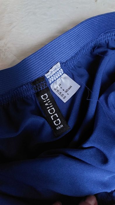 Kobaltowa spódnica maxi H&M