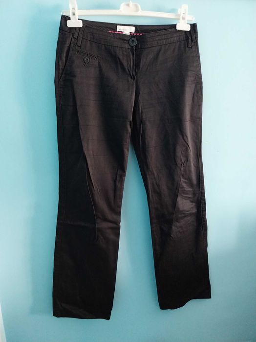 Calças pretas, Mango Basics, tamanho 38/M