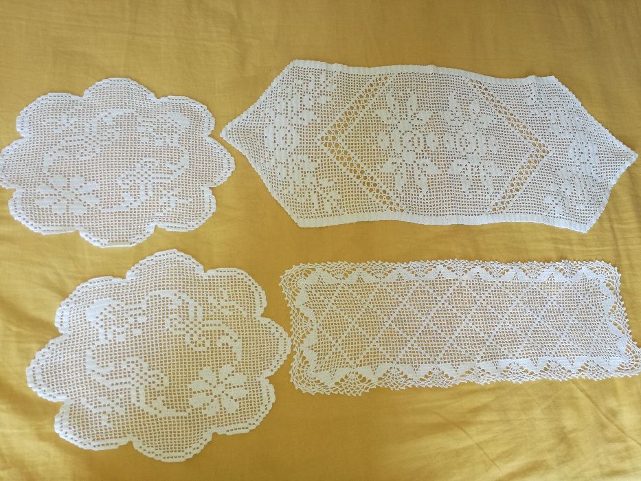 Naperons em crochet