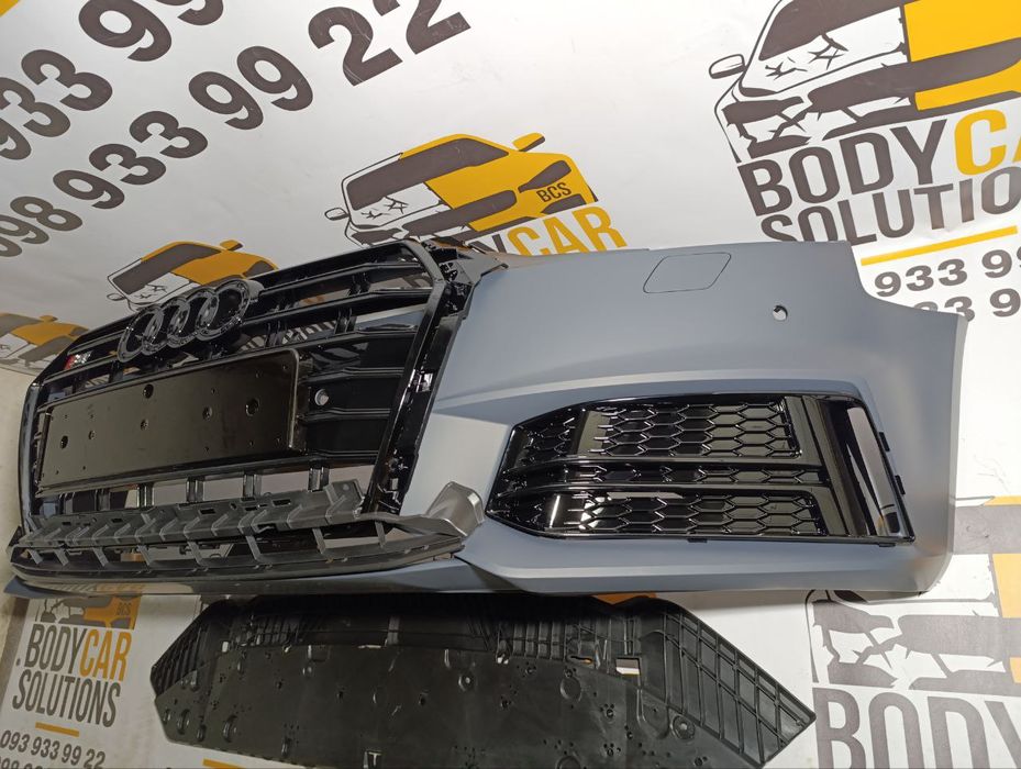 Бампер передній у зборі (S-line) AUDI A4 B9 2016-19