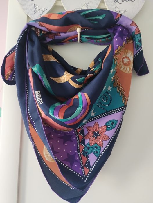 Chustka apaszka jedwabna