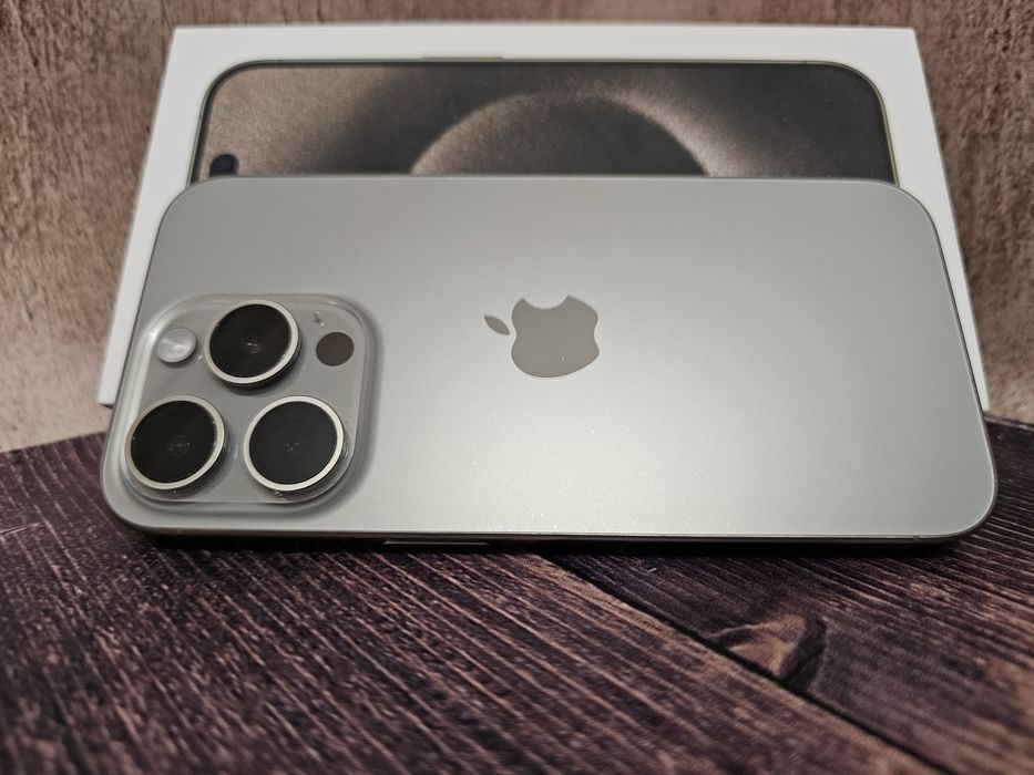 Смартфон Apple iPhone 15 Pro 128Gb Natural Titanium 86% з гарантією