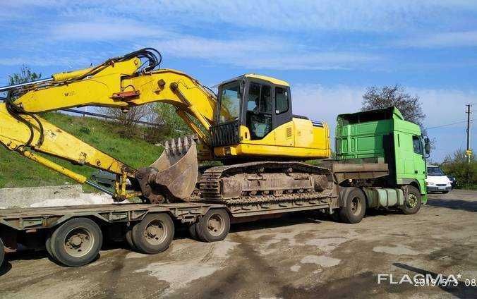 Послуги тралу, перевезення негабаритного вантажу