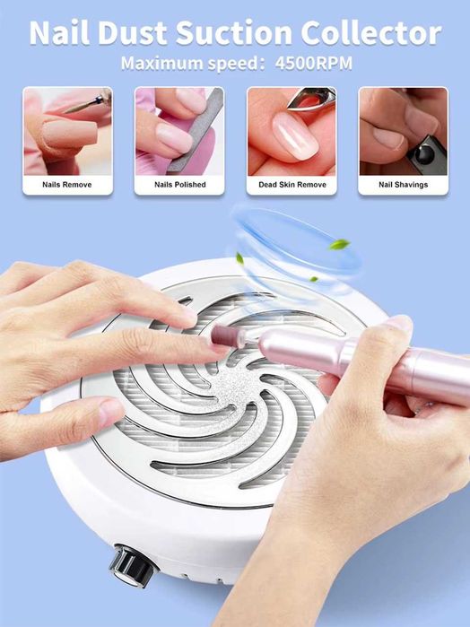 aspirador de unhas novo