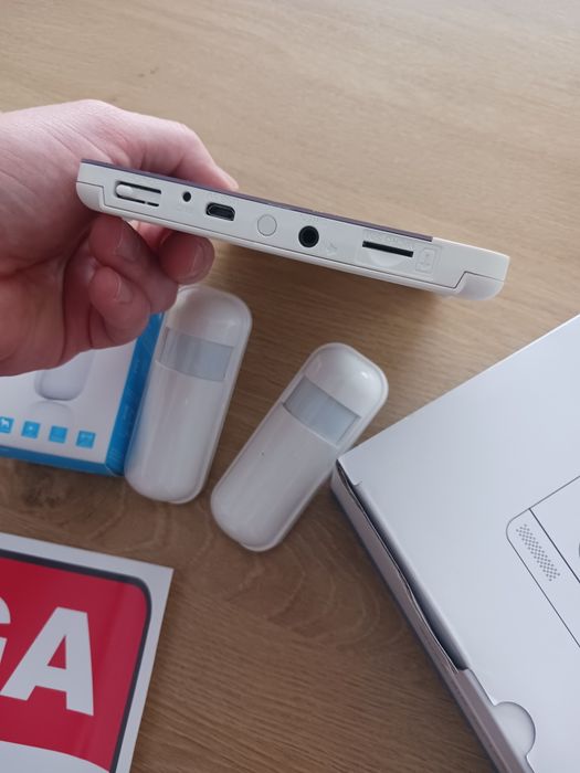 Bezprzewodowy alarm dom garaż budowa GSM wifi komunikaty sms