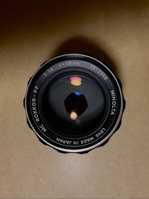 Обʼєктив Minolta 58mm