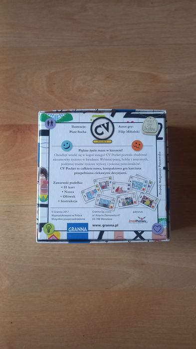Gra karciana CV w bardzo dobrym stanie