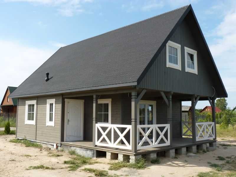 Domek Letniskowy 7m x 10m  - 67 m2 + 18 m2 tarasu