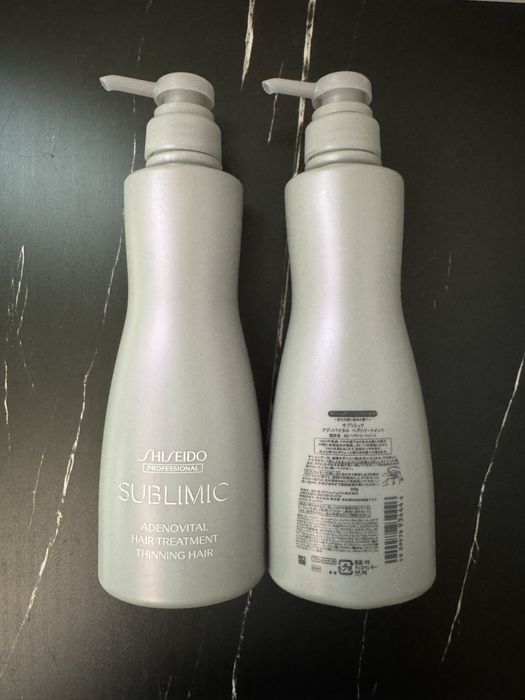 Шампунь та бальзам проти випадіння волосся SHISEIDO  Sublimic Adenovital 500 мл