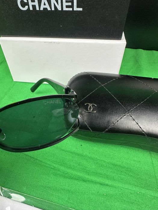 Okulary przeciwsłoneczne damskie Chanel Komplet Etui Box Nowe