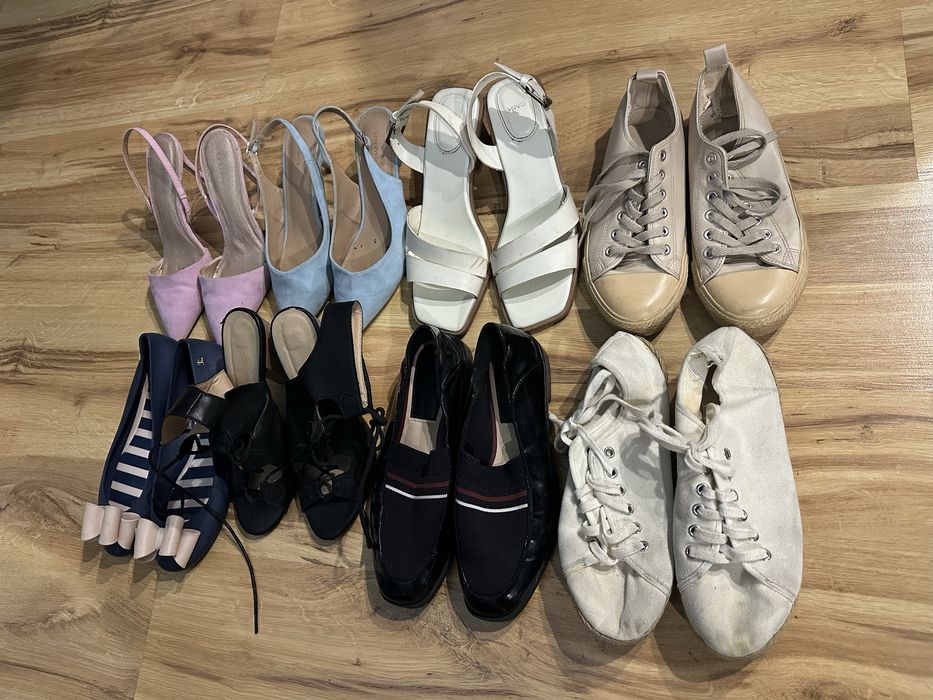 Buty 8 par, rozmiar 37, reserved mohito mango stradivarius
