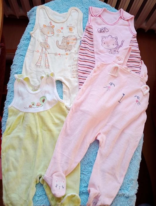 Piękne śpioszki dla dziewczynki, rozm.68, Baby, Terjan